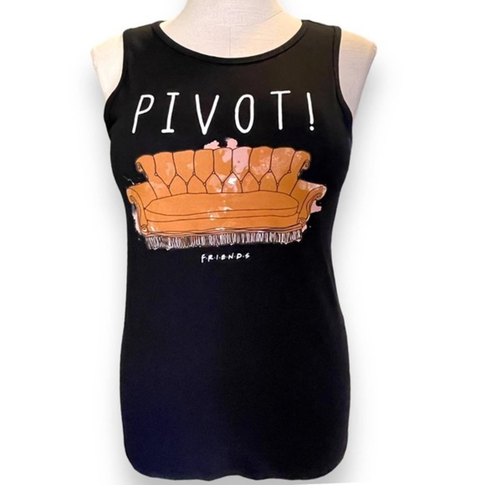 New Torrid 0 (0X size 12) FRIENDS Funny Couch Pivot Classic Fit Graphic Tank Top